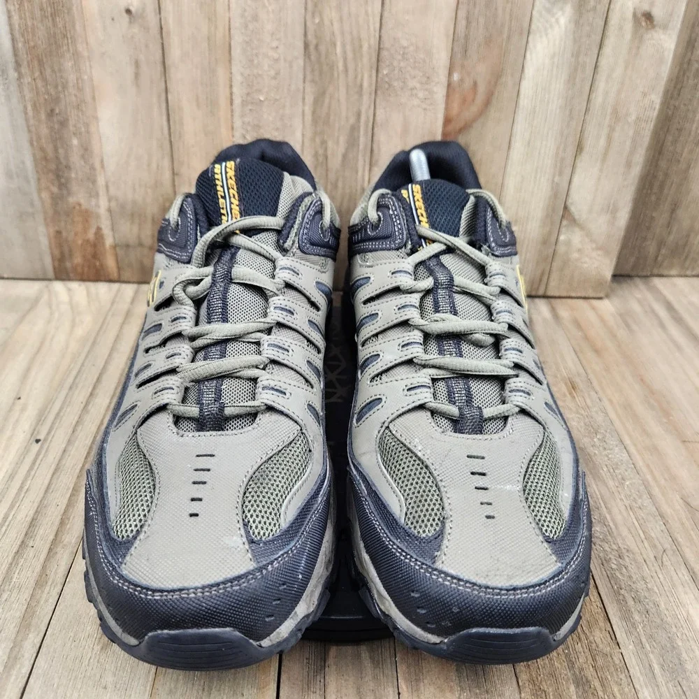 Skechers Afterburn Memory Foam Mens 12 Outdoor Hiking Athletic Shoes 50125